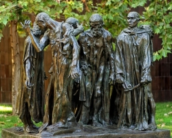 Бронзовая скульптура Огюста Родена - Граждане Кале